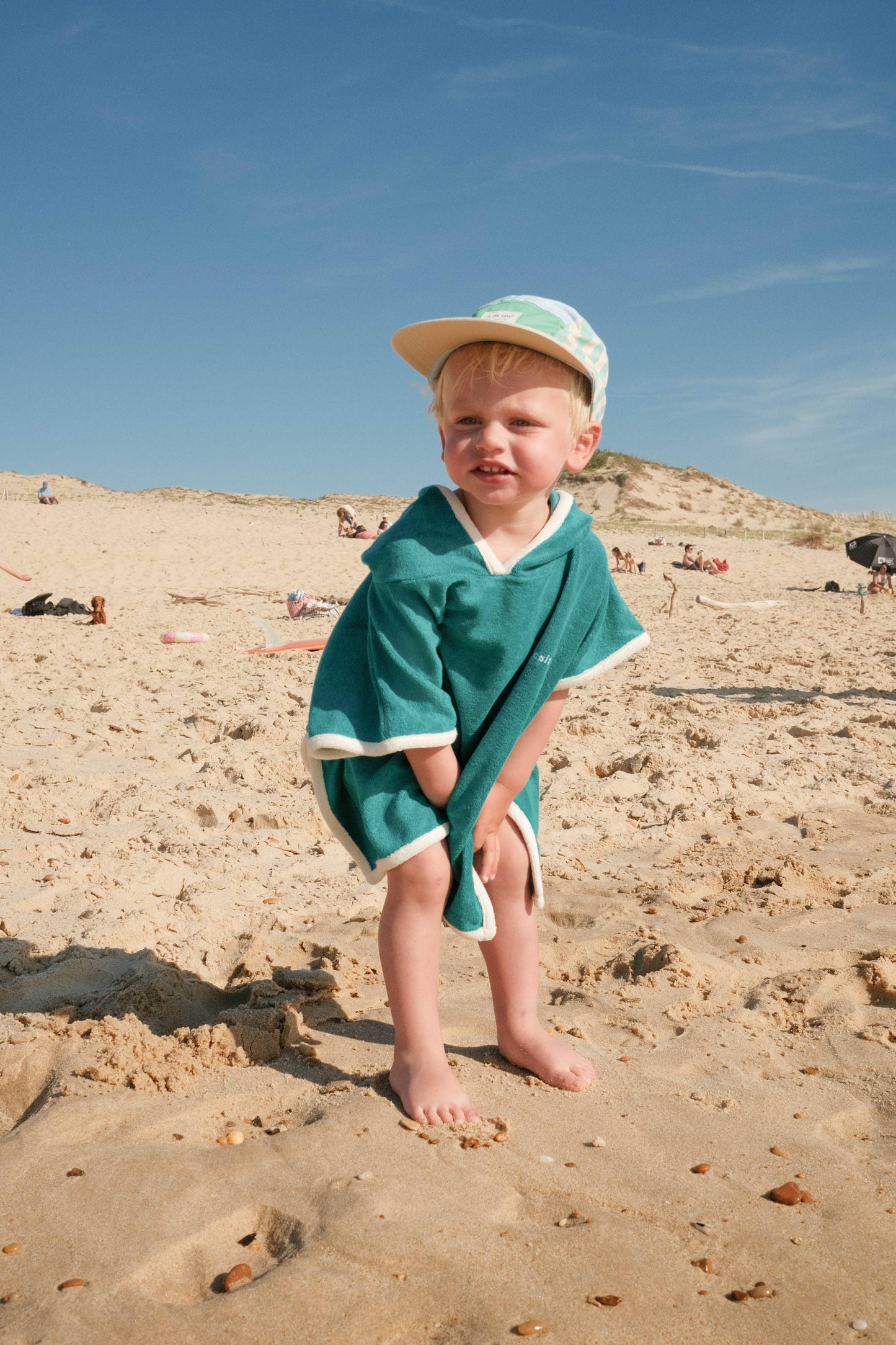 Poncho turquoise - Pantai Pantai