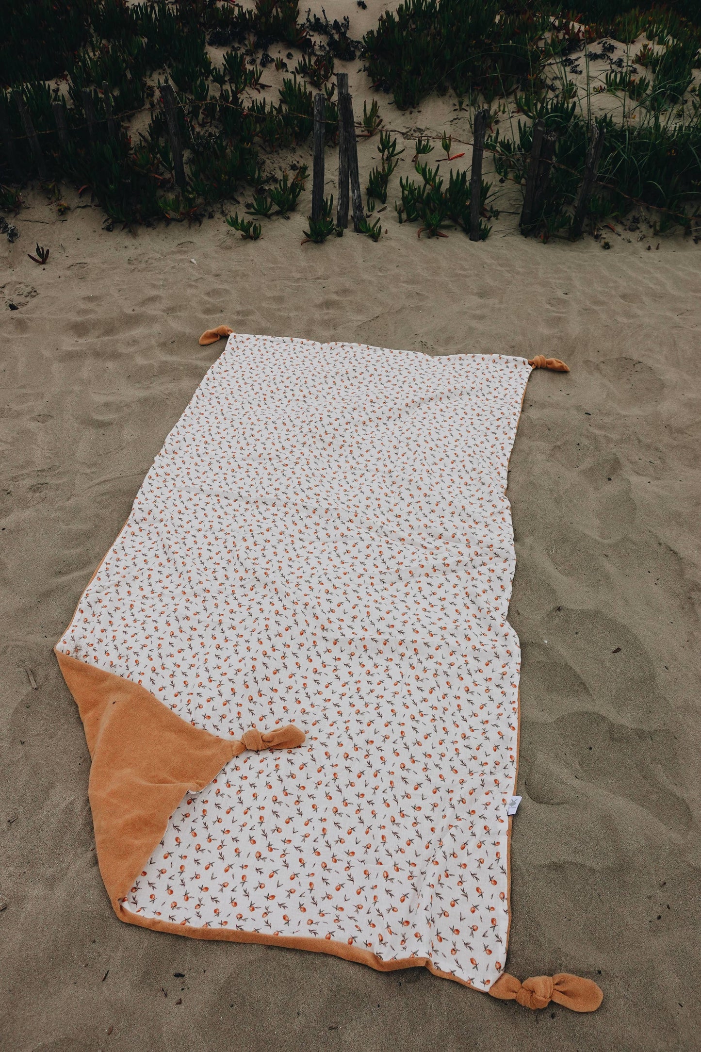Serviette de plage citrons