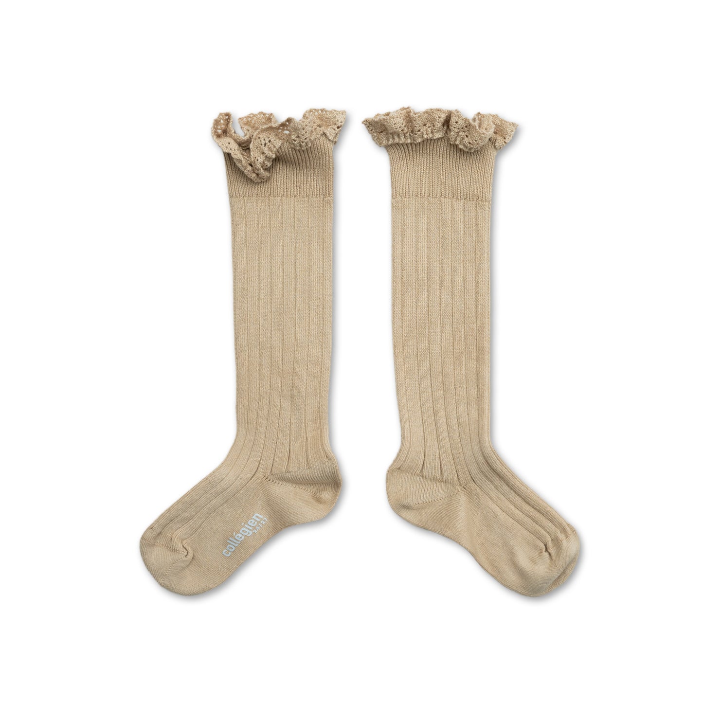 Chaussettes hautes à dentelle - Collégien