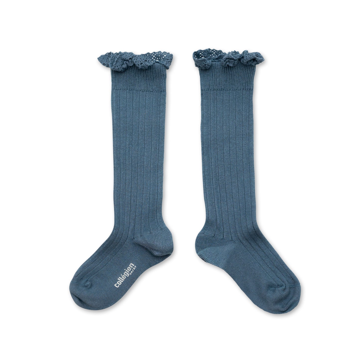 Chaussettes hautes à dentelle - Collégien