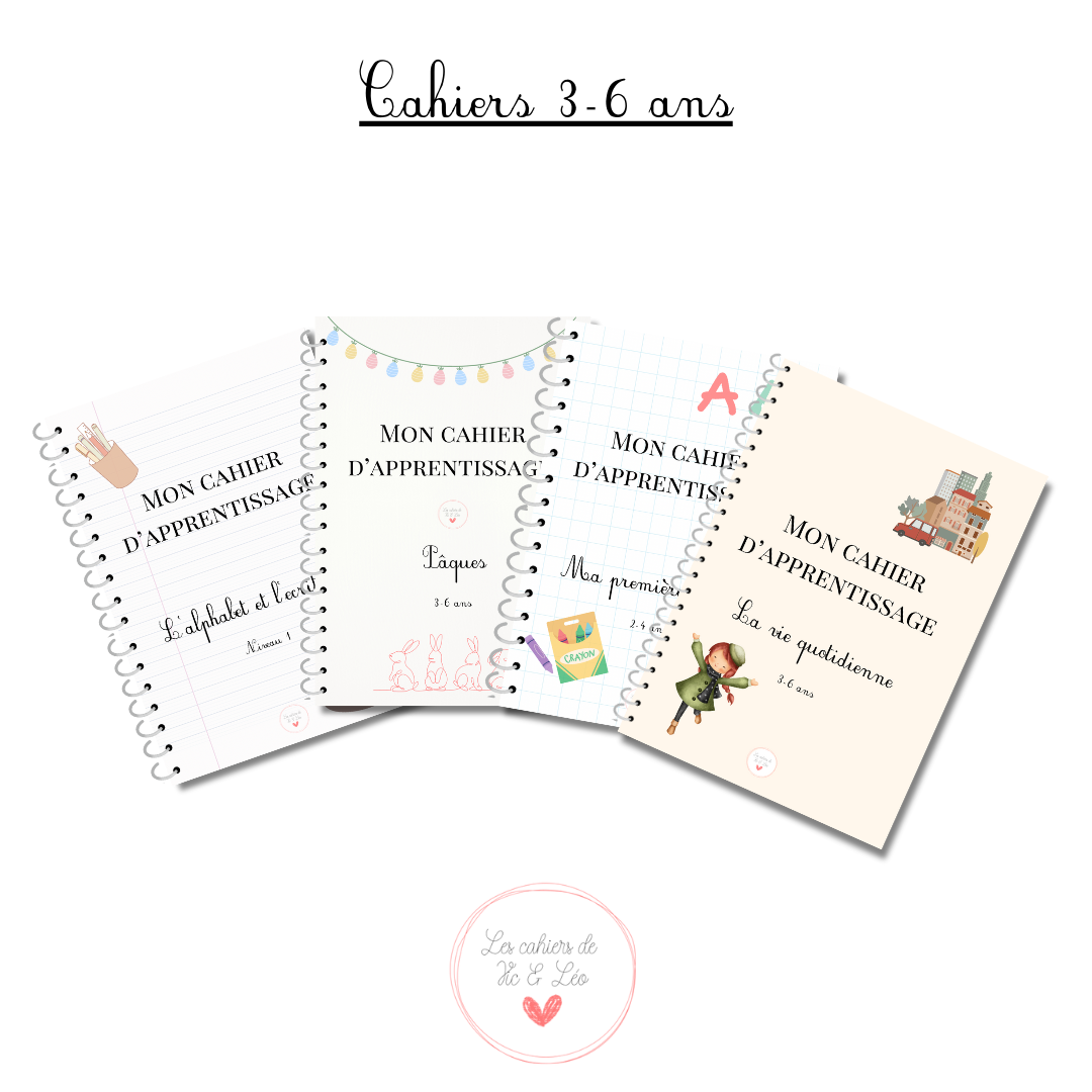 Cahiers d'activités 3 - 6 ans