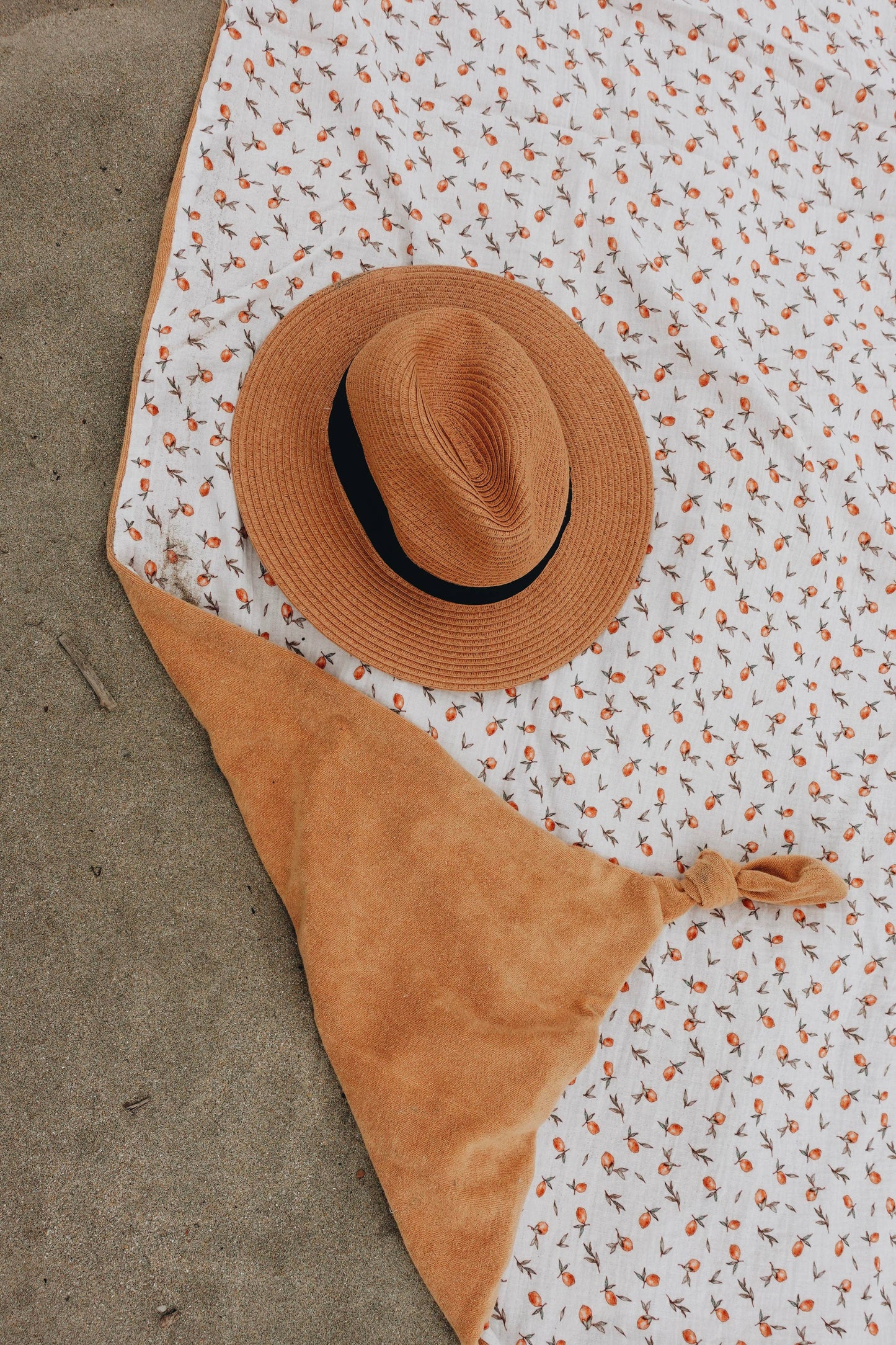 Serviette de plage citrons