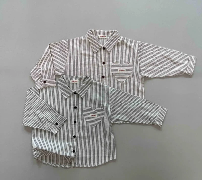 Chemise poche en coeur