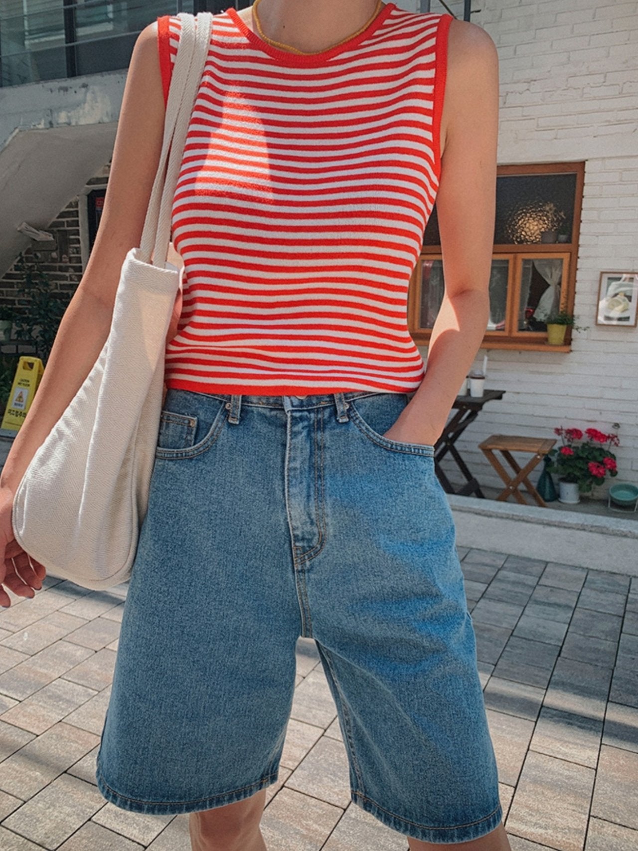 Bermuda en jean