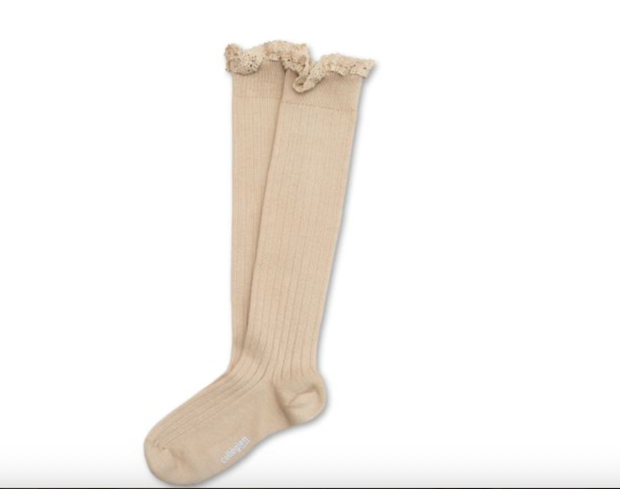 Chaussettes hautes à dentelle - Collégien