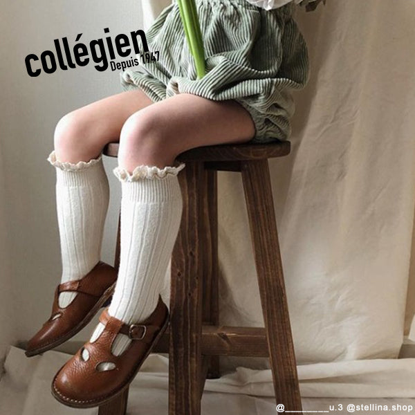 Chaussettes hautes à dentelle - Collégien