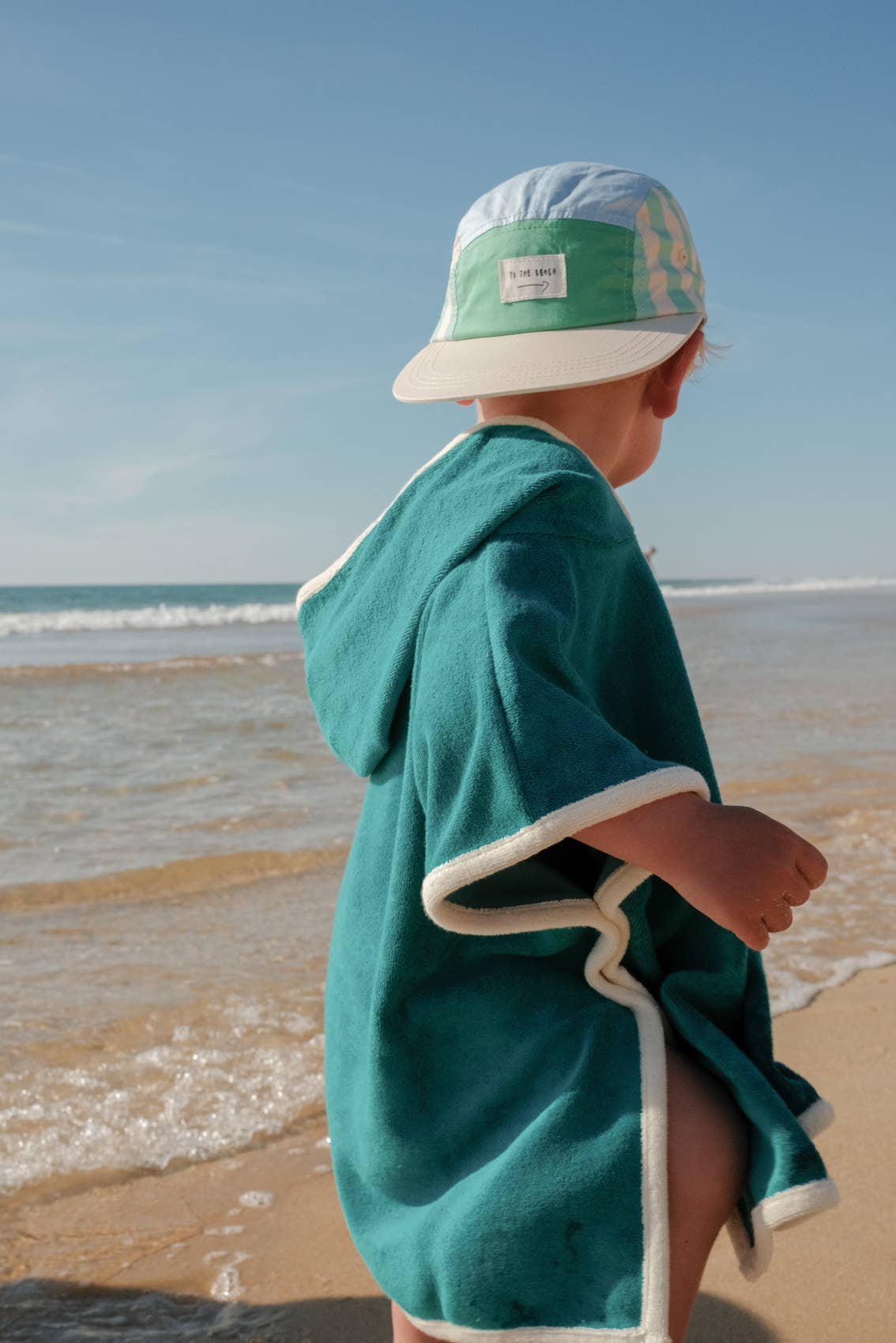 Poncho turquoise - Pantai Pantai