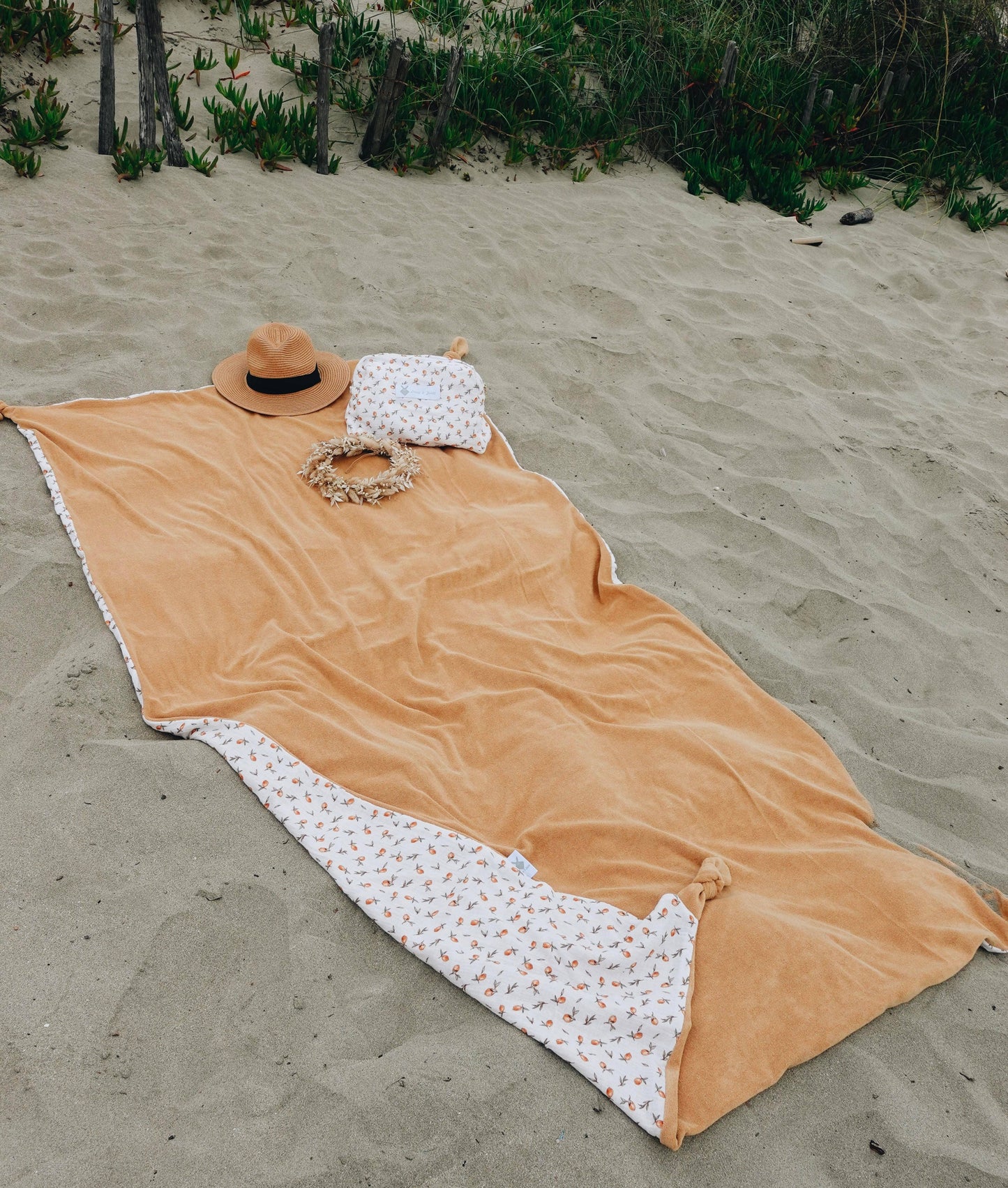 Serviette de plage citrons