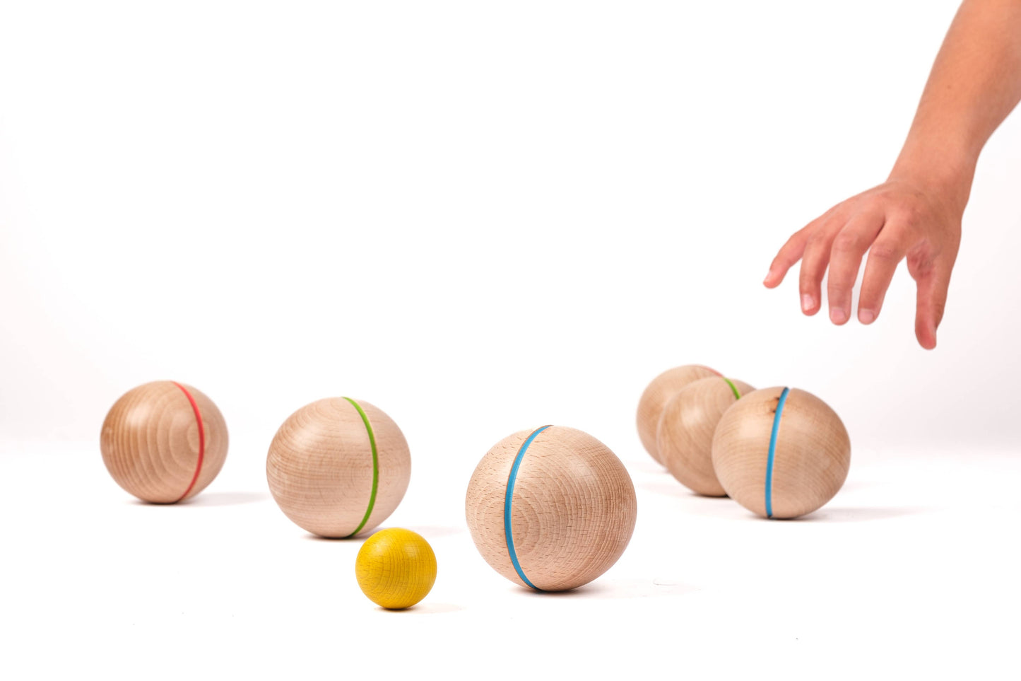 Pétanque en bois - Mora play