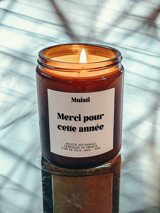 Bougie Parfumée - Merci pour cette année