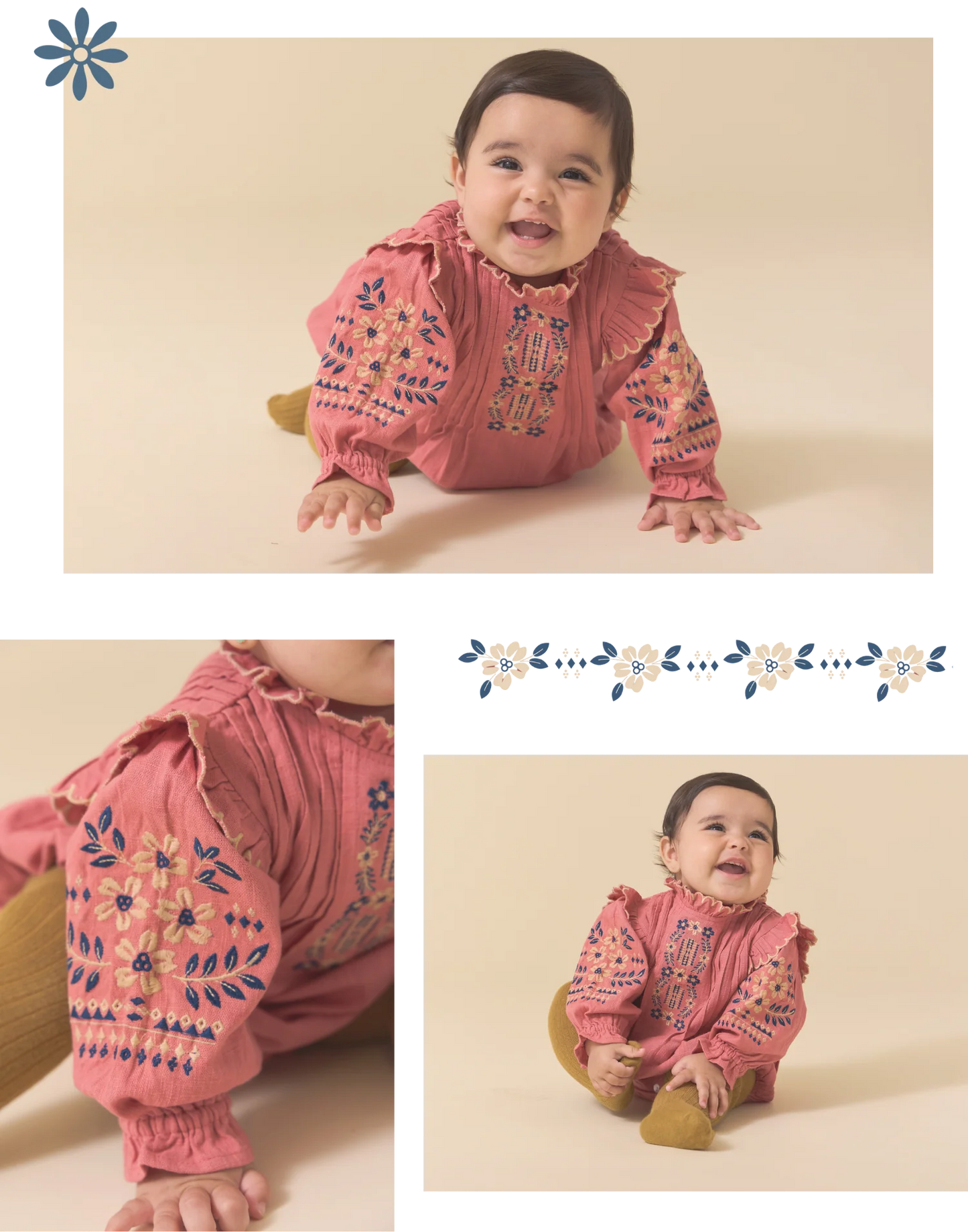 Barboteuse Marie fuchsia - Lali Kids