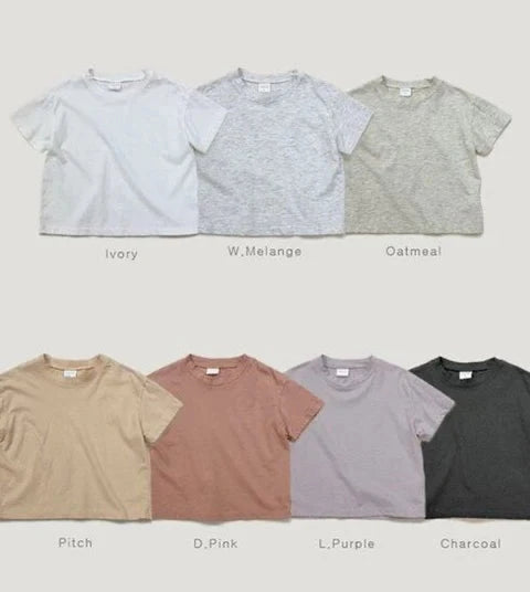 T-shirt uni coloré