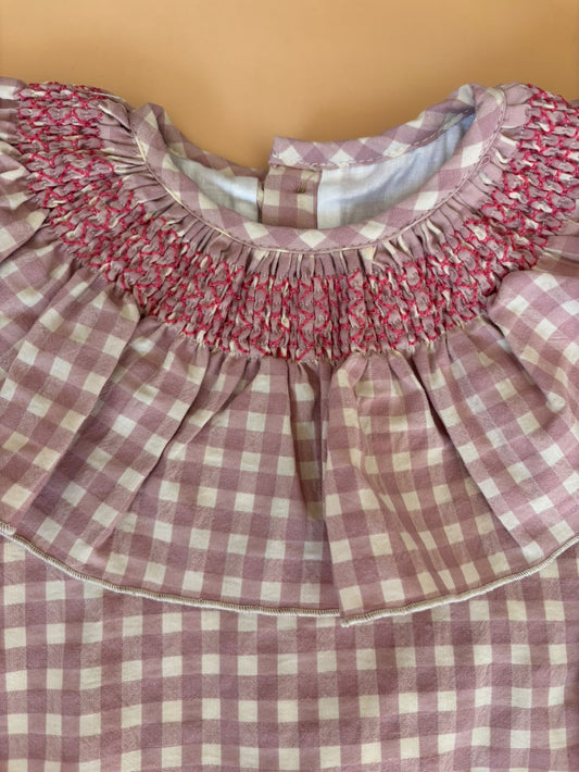 Barboteuse Marsella rose - Cotton Bel