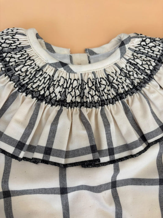 Barboteuse Marsella blanche - Cotton Bel