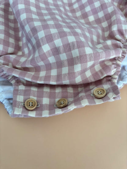 Barboteuse Marsella rose - Cotton Bel