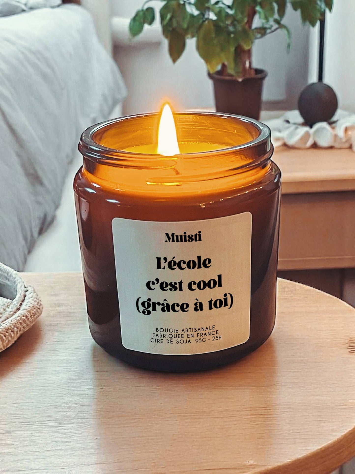 Bougie Parfumée L'école c'est cool (grâce à toi)