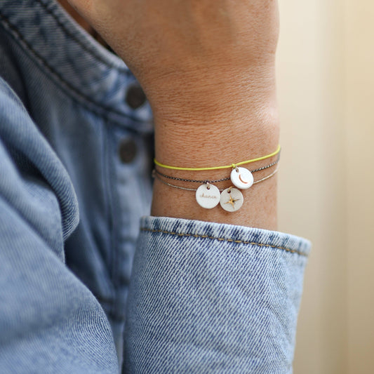 Bracelet Médaillon Mama Rose fluo - Baubels