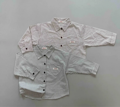 Chemise poche en coeur