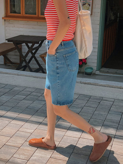 Bermuda en jean