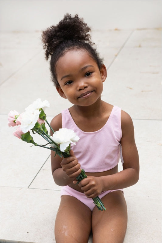 Bikini Romy rose bonbon - Les Petits Dorés