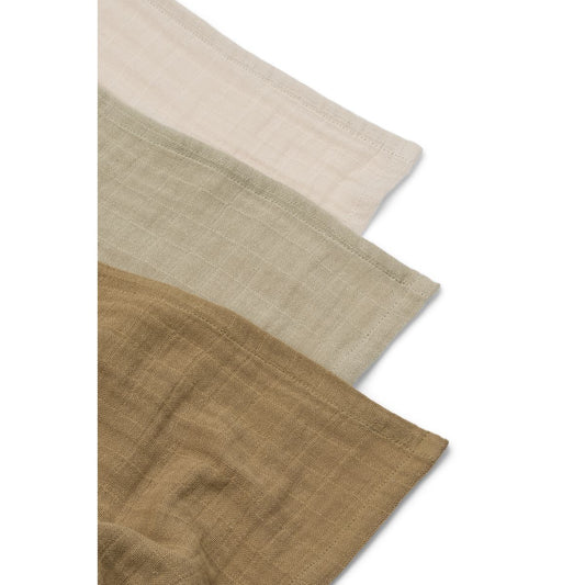 Lot de 3 langes en mousseline - Liewood