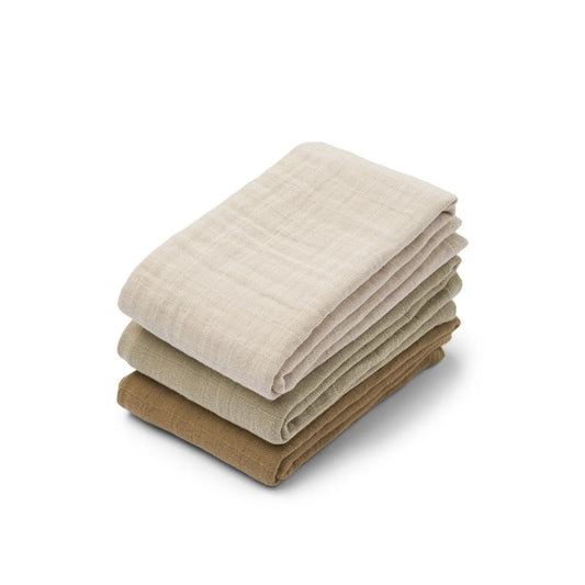 Lot de 3 langes en mousseline - Liewood