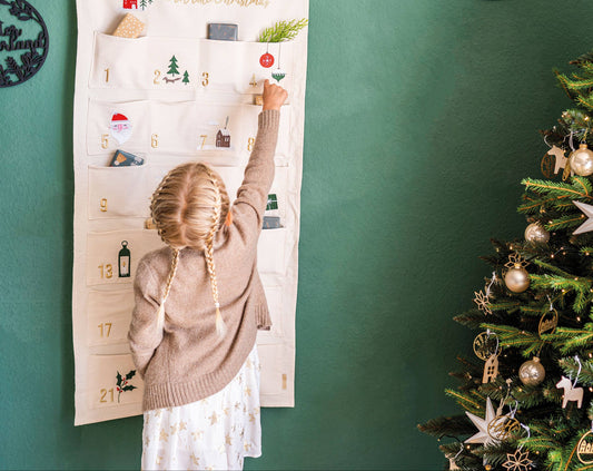 Calendrier de l'avent en tissu