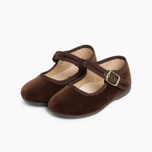 Ballerines en velours à boucle - Pisamonas