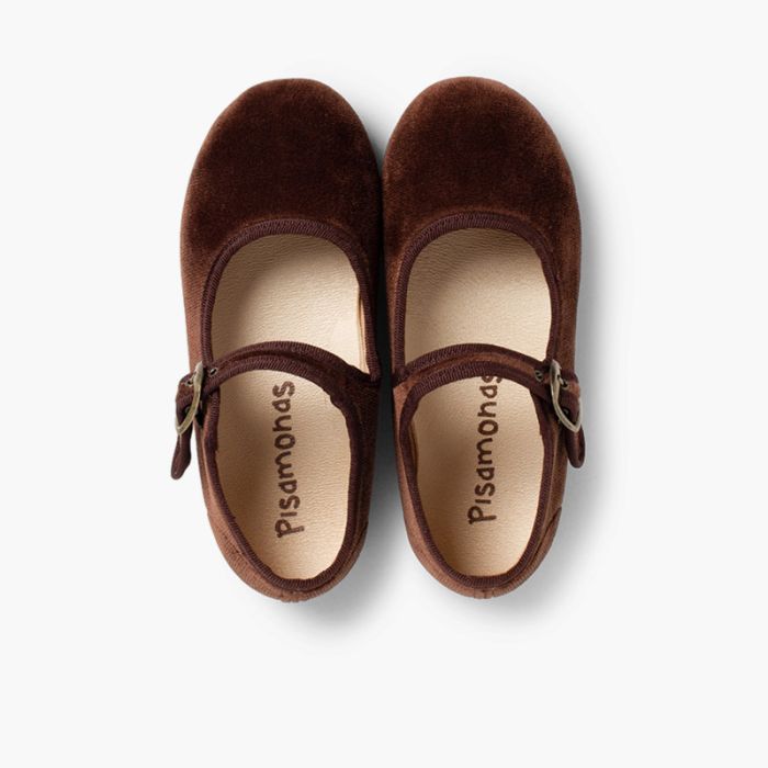 Ballerines en velours à boucle - Pisamonas