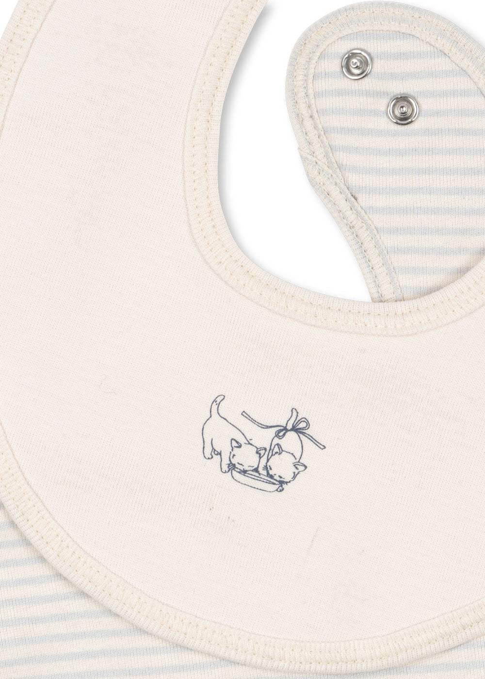 Pack 2 bavoirs bébé bleu - Fang