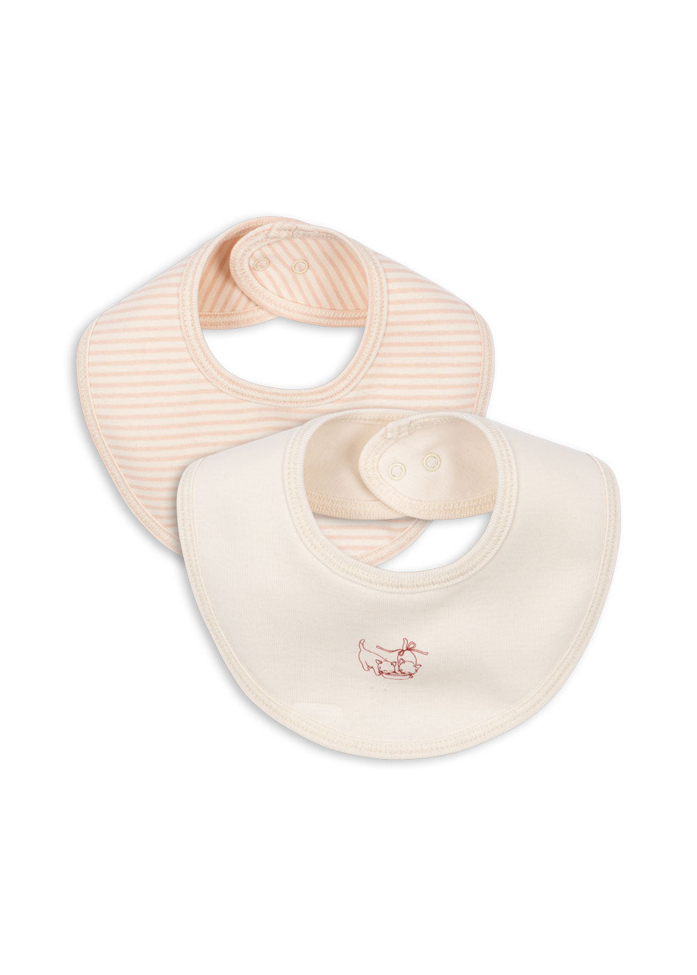 Pack 2 bavoirs bébé rose - Fanga