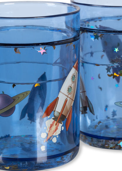 Set de 2 verres pailletés Espace - Konges Sjøld