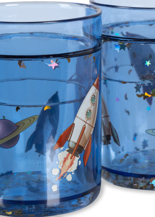 Set de 2 verres pailletés Espace - Konges Sjøld