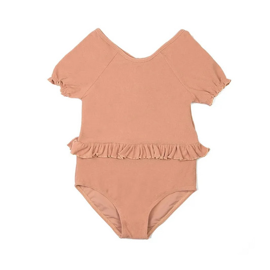 Maillot Simone terracotta - Les Petits Dorés
